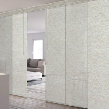 Graywind Manual Panel Track Blinds | Natural Series | Custom to 153" Width